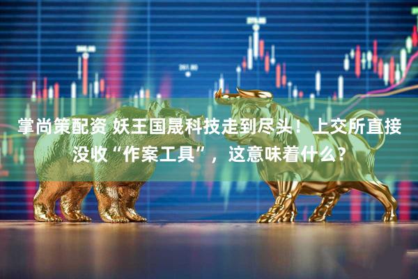掌尚策配资 妖王国晟科技走到尽头！上交所直接没收“作案工具”，这意味着什么？